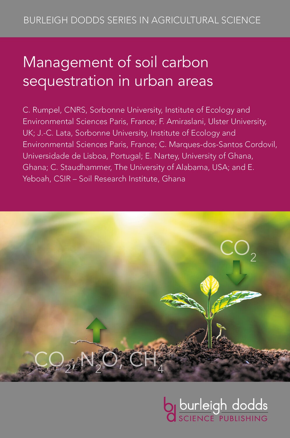Book cover image for Management of soil carbon sequestration in urban areas ISBN: 9781801467155